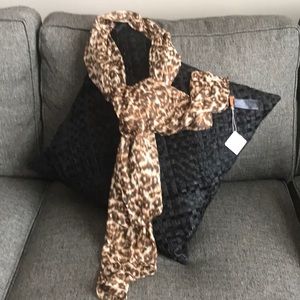 Never worn Coach print scarf